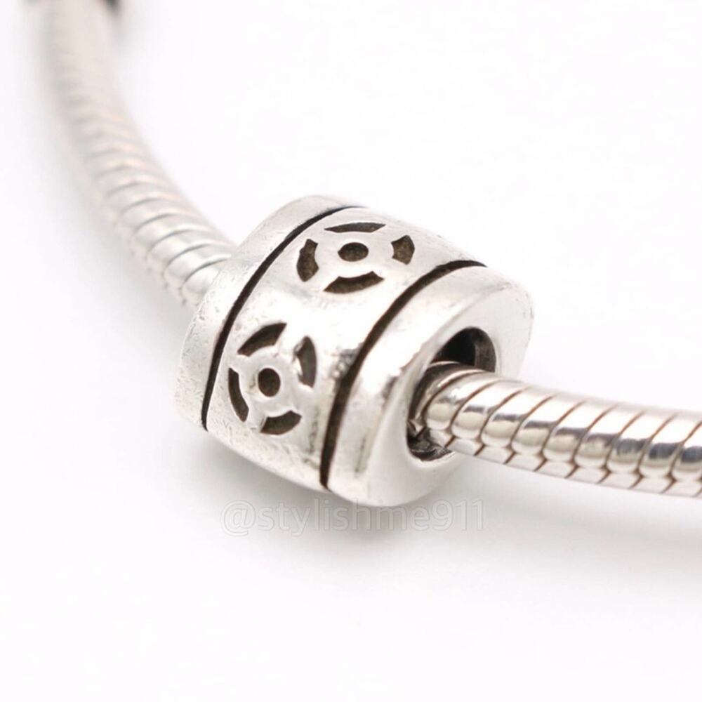 Authentic Pandora Open Circle Pattern Oriental Ch… - image 3